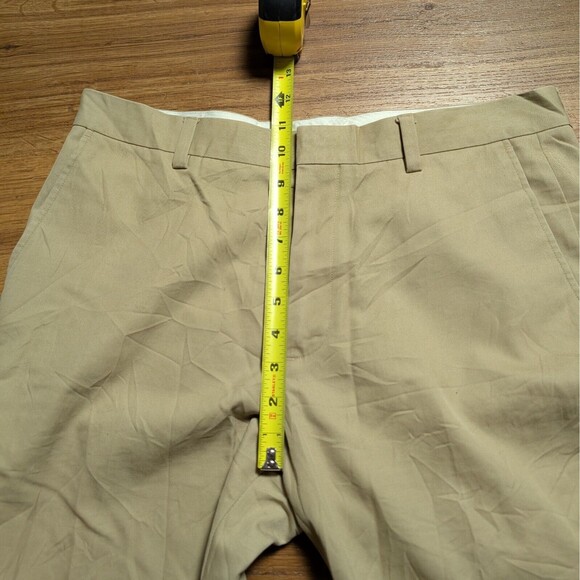 Alan Flusser Pants Mens 32x32(34x30) Khaki Dress Slacks Preppy Business Casual - Picture 10 of 10